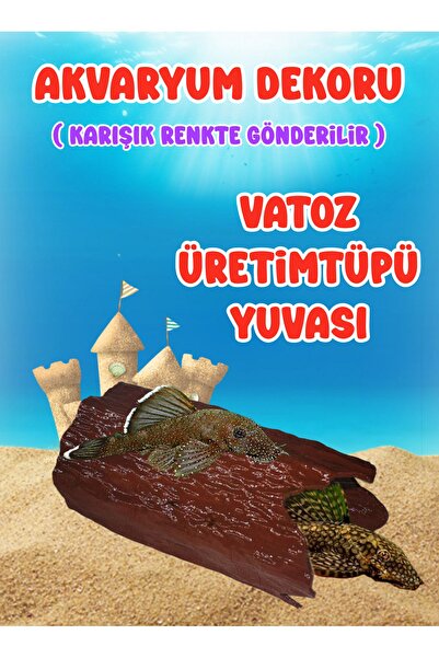Akvaryum Vatoz Üretim Tüpü Yuvası / Akvaryum Dekoru / Akvaryum Süsü / Küçük A...