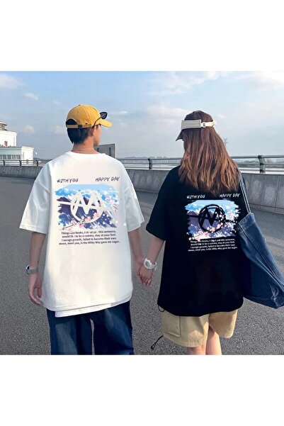 Tarzsokak Noul sezon Tir Harajuku Style Couple Lover Couple - 2 piese