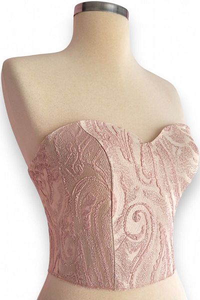 FİYPER Bustieră corset cu model pulbere legată
