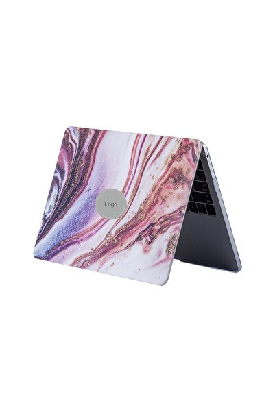 Mcstorey 13 Inch MacBook Air M1 Case - Marble Glitter, with Touchid, Compatible 2018-2020