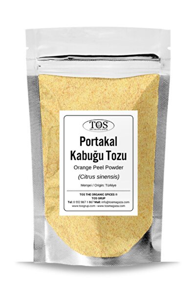 TOS The Organic Spices مسحوق قشر البرتقال - 500 جم (1. الجودة) الحمضيات سينين...