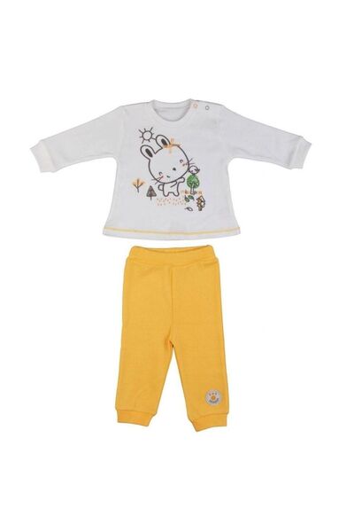 Bebepan Baby Girl White Mrs Nature 2 Piece Set 1976