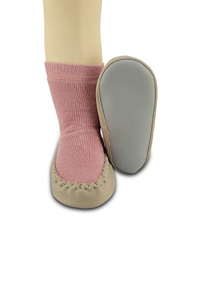 Funny Baby Organic Stitched Comfortable Non-Slip Sole Plain Socks