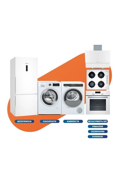 Profilo Çeyiz Paketi 2 (Buzdolabı, Çamaşır Mak, Kurutma Mak, Ankastre Set)
