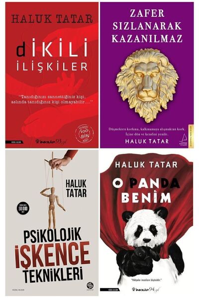 Destek Yayınları Haluk Tatar 4 Kitap Set/Dikili İlişkiler-Zafer Sızlanarak Ka...