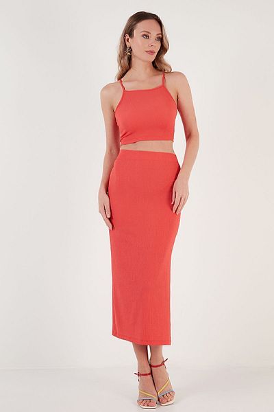 Lela Slim Fit Rope Hanger Slit Set SET5865278