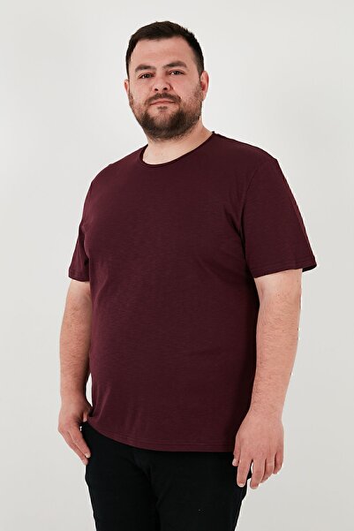 Buratti Cotton Regular Fit Large Size T Shirt Men's T SHIRT59020001B