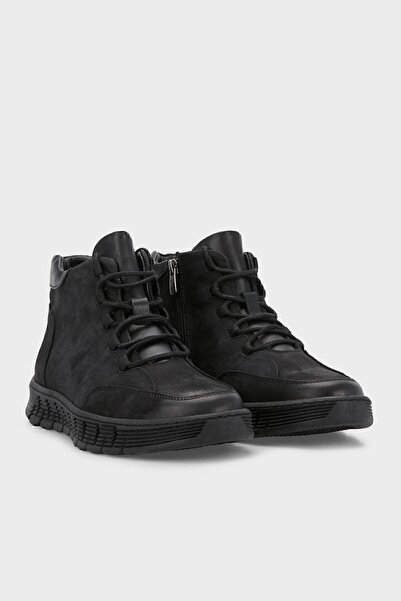 JAMES FRANCO James & Franco Fermuarlı Hakiki Deri Bot Erkek Bot 5406326t