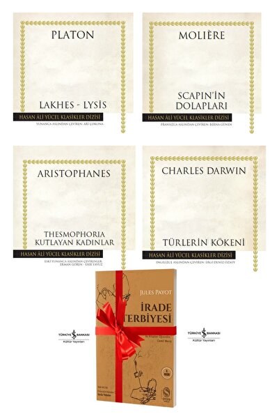 TÜRKİYE İŞ BANKASI KÜLTÜR YAYINLARI Irade Terbiyesi - Türlerin Kökeni - Scap'...