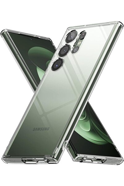 MMP SHOP حافظة شفافة مع حماية للكاميرا متوافقة مع هاتف Samsung Galaxy S23 Ultra