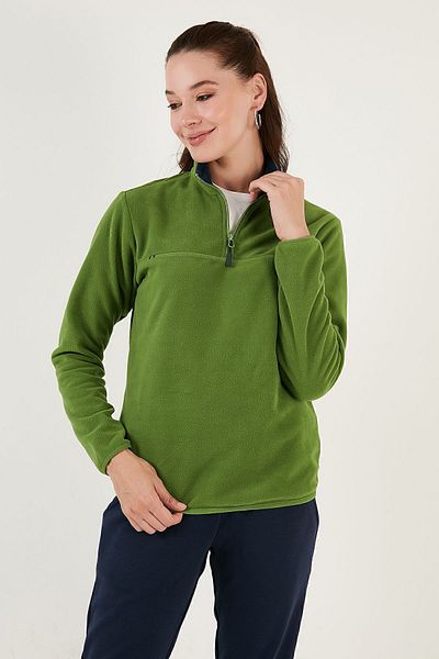Lela Anti-pilling Slim Fit Soft Fleece - Μισό φερμουάρ που δεν κολλάει 590700