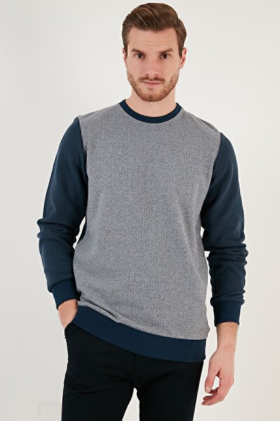 Buratti Pamuklu Regular Fit Bisiklet Yaka Sweat Erkek Sweat 5905041