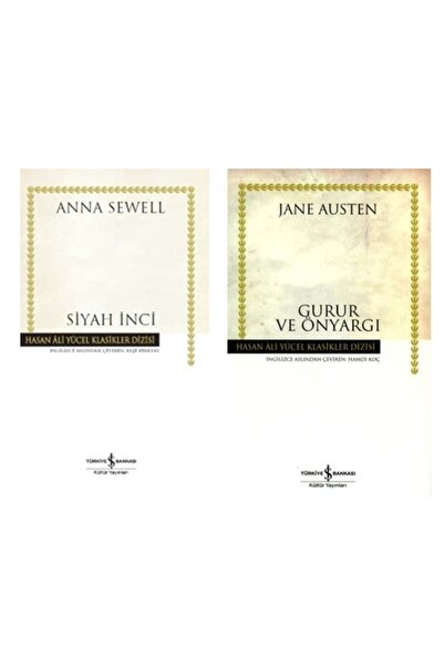 TÜRKİYE İŞ BANKASI KÜLTÜR YAYINLARI Gurur Ve Önyargı - Jane Austen + Siyah In...