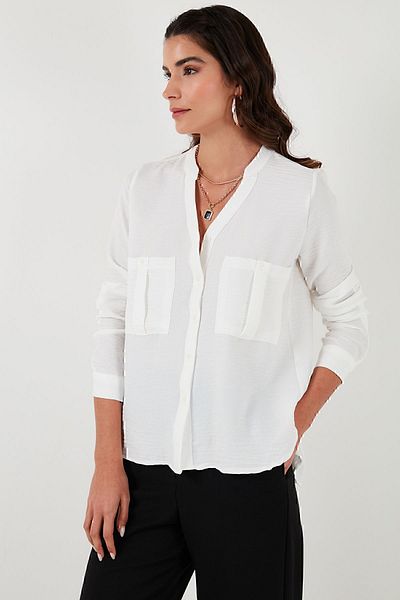 Lela Regular Fit Judge Collar Shirt SHIRT67044872S4