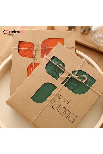 EVİMOL Leaf Patterned Laced Leather Covered MEMORY BOOK RED