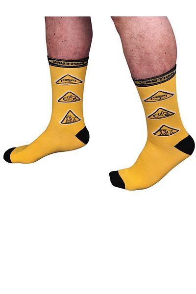 The Socks Company Ανδρικές κίτρινες κάλτσες 15kdcr124e-κίτρινες