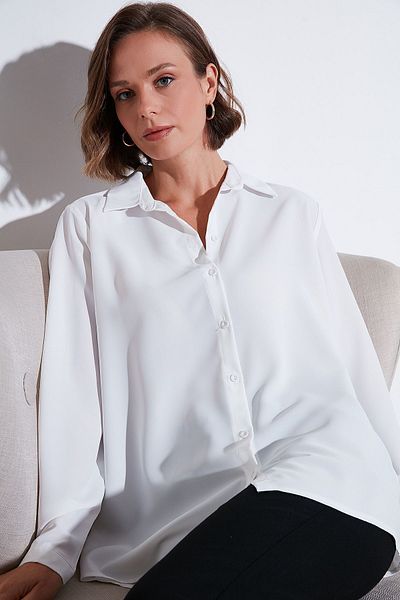 Lela Long Back Comfortable Cut Shirt - Shirt 6118728 W4