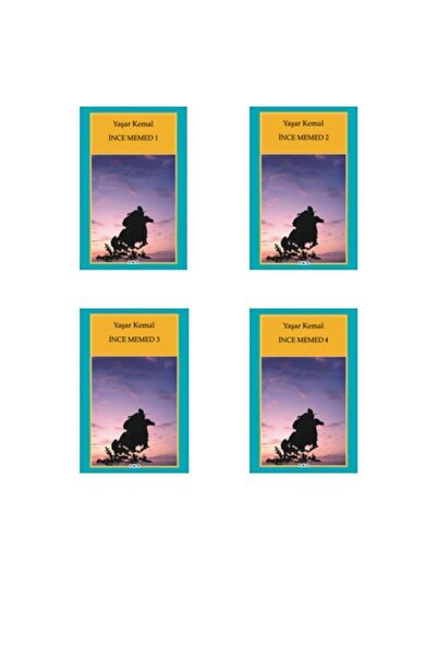 Yapı Kredi Yayınları Yaşar Kemal - Ince Memed Seti 4 Kitap