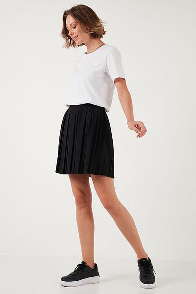Lela Pleated Mini Skirt - Standard Fit Skirt 611et0105