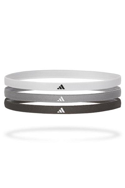 adidas Hairbands - White, Grey, Black