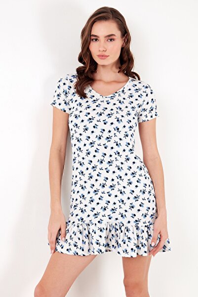 Lela Міні-сукня з квітковим воланом СУКНЯ 5865617