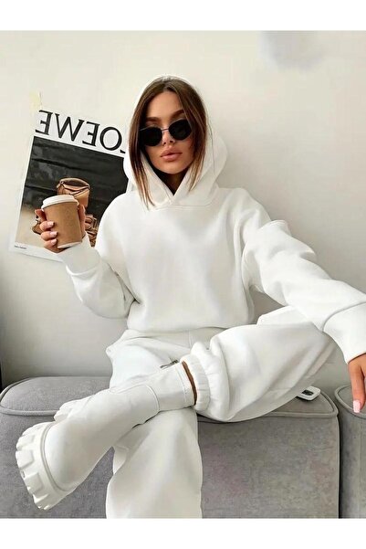 NO 601 Γυναικεία λευκή κοντή φόρμα φόρμας