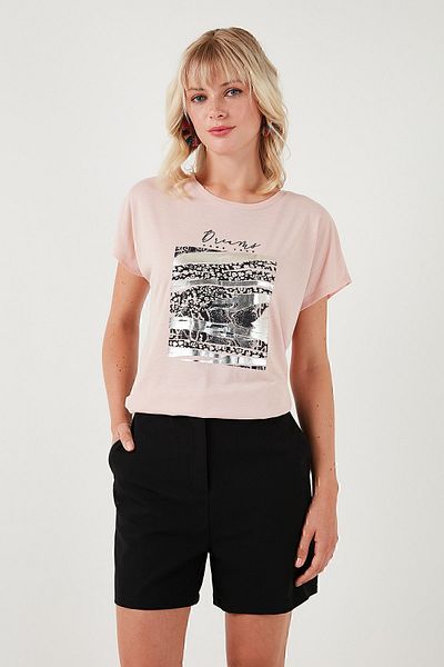 Lela Crew Neck Printed T-Shirt - Regular Fit6671000