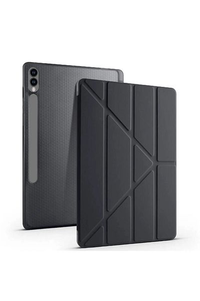 TEKNETSTORE حافظة لهاتف سامسونج جالاكسي تاب S7 Fe S8 Plus T970/x800/t733/t737/t736 مقاس 12.4 بوصة غطاء خلفي من السيليكون