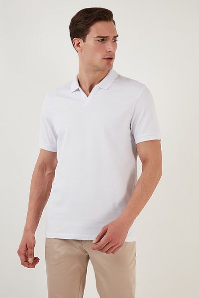 Buratti Ανδρικό μπλουζάκι Polo Neck Slim Fit - 5902141