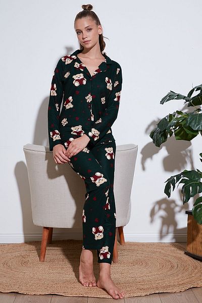 Lela Σετ πιτζάμες με μοτίβο Standard Fit - Σετ Πυτζάμες 60956602