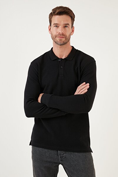 Buratti Ανδρικός ιδρώτας 100% βαμβακερό Relaxed Fit με κουμπιά Polo Neck Sweat 5905501