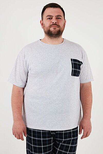 Buratti Βαμβακερή κανονική εφαρμογή Σετ πιτζάμες μεγάλου μεγέθους Ανδρικά Σετ Πυτζάμες 6572002 Β