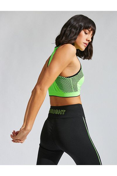 Koton Sports Bra Double Sided Wearable Halter Collar
