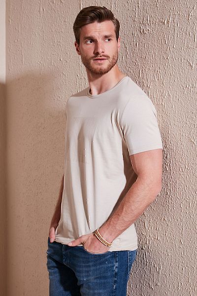Buratti Ανδρικό μπλουζάκι Crew Neck Slim Fit - Βαμβακερό 646R7940