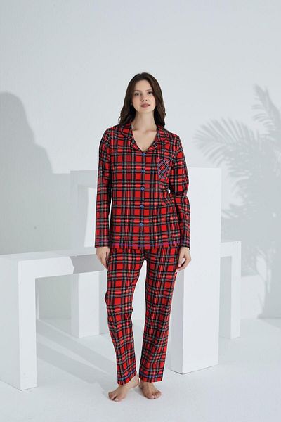 Etoile 98224 Model Long Sleeve Pajama Set