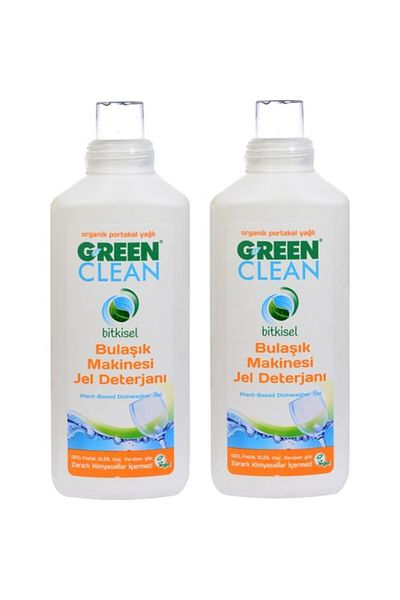 Green Clean 2 Pack Dishwasher Gel Detergent 1000 ml