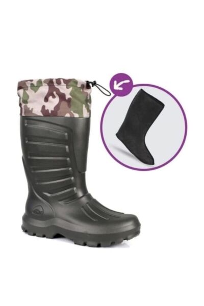Sonimix Sonımıx Rubber- Hunter Boots Throated Poly Ανδρικές Μπότες με Θερμικές Κάλτσες