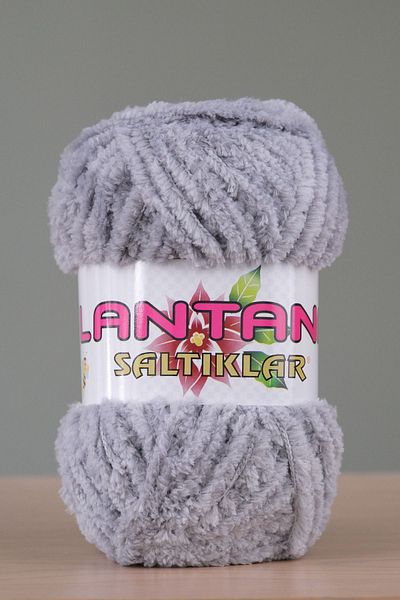 SALTIKLAR Gray-63 Lantana Plush Knitting - Rope and Mother's Lamb 100Gr