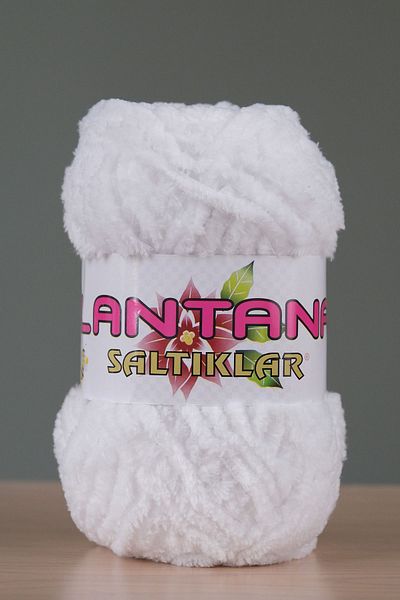 SALTIKLAR 100Gr White Lantana Plush Knit - Floss and Mother's Lamb