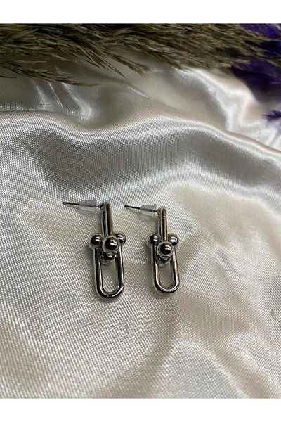 Eylülün Takısı Silver Color Tiffany Earrings