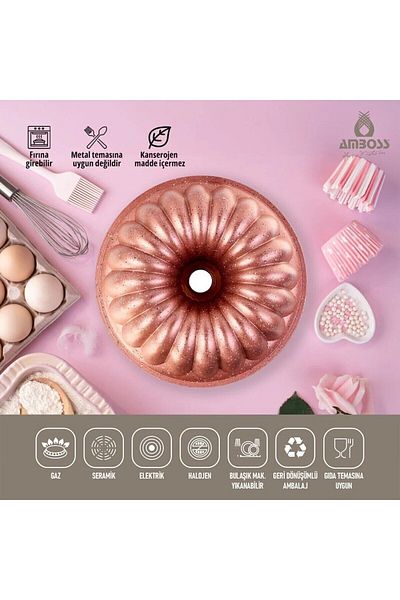 Amboss Amethyst Burgundy Cast Cake - Alt-1400 Mold