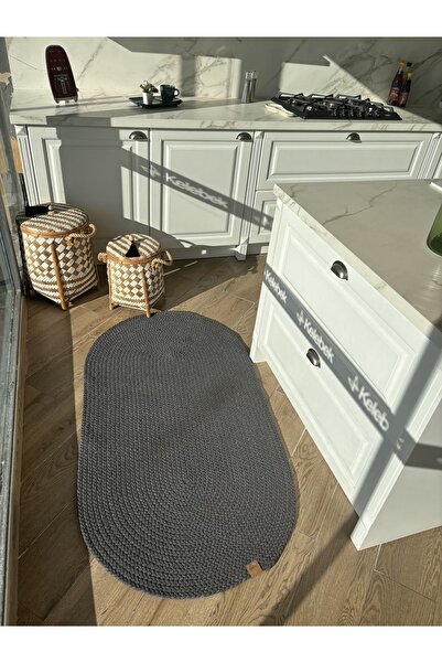 Halımax Milda 11 Hav Toz Vermez Jüt Kilim Çift Taraflı Hasırlı Antrasit Örgü ...