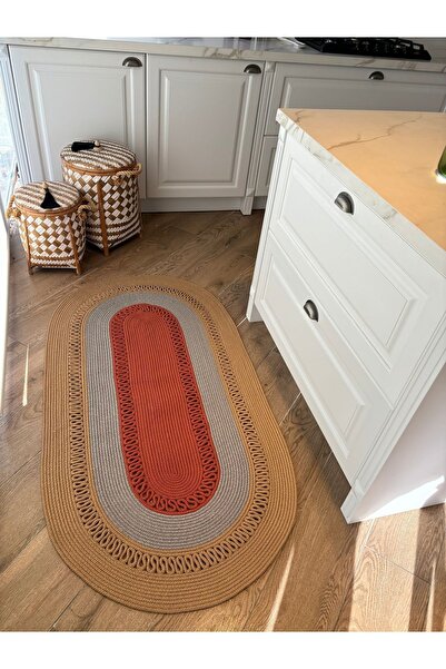 Halımax Milda Jüt 12 Hasır El Örgüsü Çift Taraflı Jüt Kilim