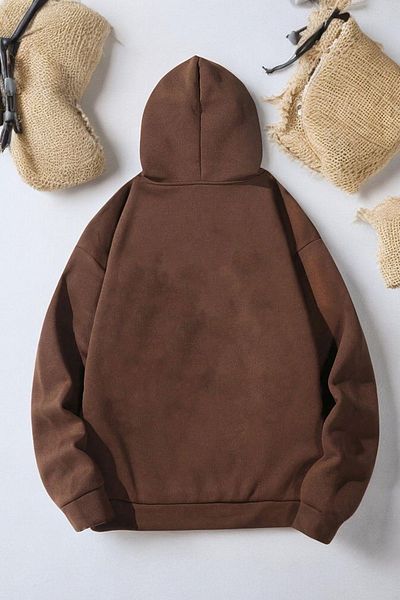 uyguntarz Mind Life Vibes Bedrucktes Oversize-Sweatshirt