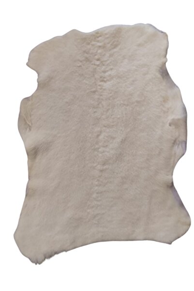 Dericibey Hakiki Krem Renk Kuzu Postu 2mm 90×110 cm KYP00053