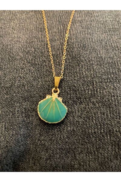 SWORDS CONCEPT Sea Shell Green Women's Necklace