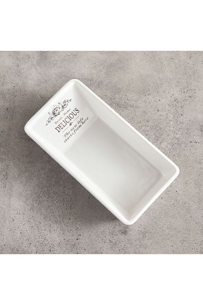 Home Box Sweet Home Large Ceramic Salad Plate - 24x12.5 cm