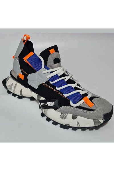 Scootland Pantofi sport pentru bărbați - Tricoturi elastice cu șireturi, Fashion Sport 19279