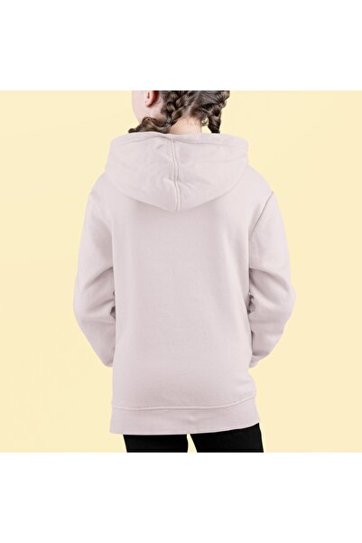 MAGORS Imprimare BLACKPINK Signature - Hanorac pentru fete cu glugă și fără buzunare 3 fire