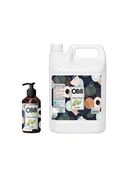 OBİR NATÜREL Obir Naturel Limon Çiçeği Kokulu Sıvı El Sabunu Paketi (5LT + 50...